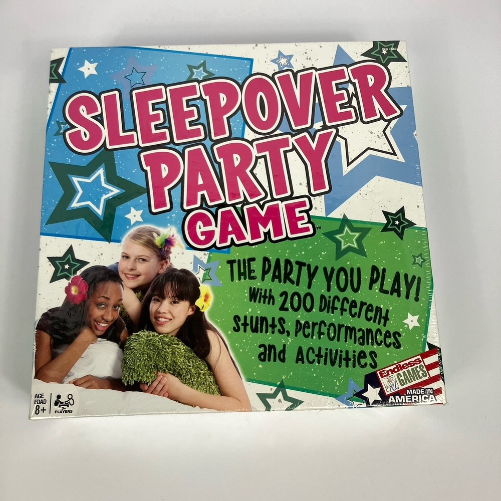 Sleepover Party Game - Endless Games - Ages 8+ For 3+ Players SEALED
